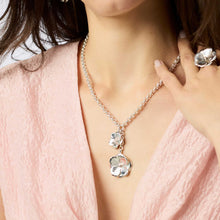 Load image into Gallery viewer, Silver Bloom Lariat Necklace

