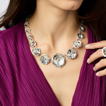 Load image into Gallery viewer, Silver Bloom Statement Necklace
