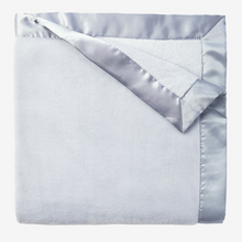 Load image into Gallery viewer, Satin Trim Flannel Fleece Blanket
