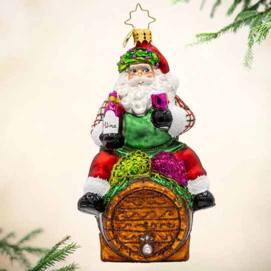 I Believe In Wine Santa