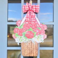 Load image into Gallery viewer, Coral Floral Door Hanger
