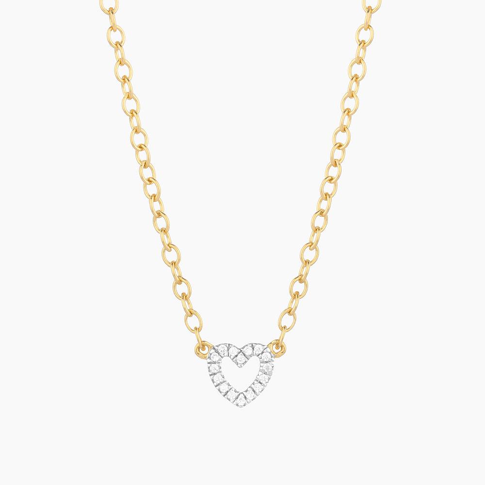 Petite Heart Diamond Necklace