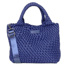 Load image into Gallery viewer, Navy Woven Tote
