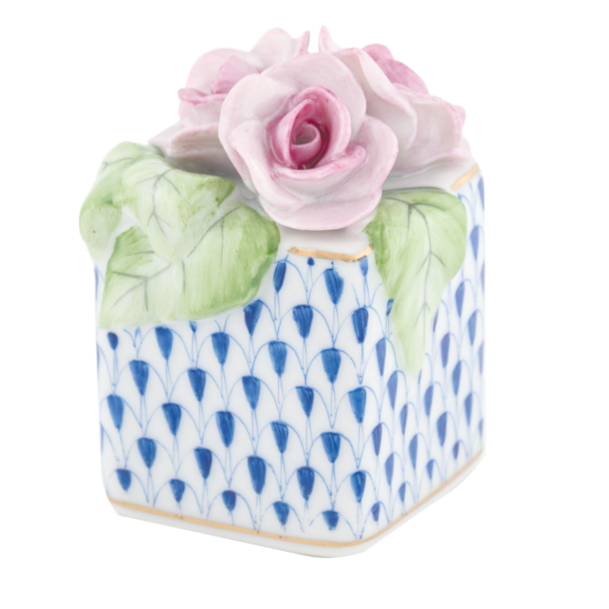 Sapphire Roses In Vase