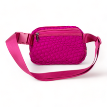 Load image into Gallery viewer, Berry Woven Belt Bag
