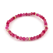 Load image into Gallery viewer, 14k Gold Filled Gemstone Bracelet 4mm
