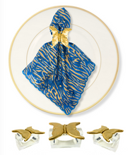 Load image into Gallery viewer, Butterfly Clear Napkin Ring S/4
