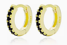 Load image into Gallery viewer, Tiny Everyday Diamond Huggies
