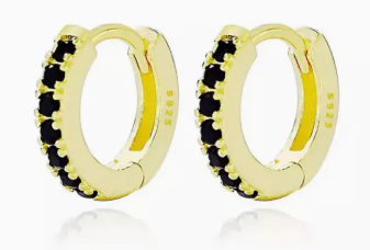 Tiny Everyday Diamond Huggies