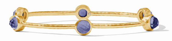 Milano Iridescent Tanzanite Blue Luxe Bangle