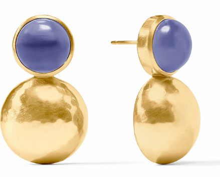 Iridescent Tanzanite Blue Solara Midi Earring