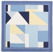 Load image into Gallery viewer, Color Block Silky Feel Bandana Scarf
