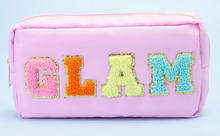 Load image into Gallery viewer, Classic Glam Small Travel Cosmetic Makeup Pouch
