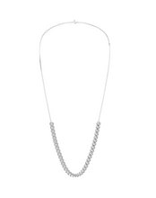 Load image into Gallery viewer, 14K WG Semi-Eternity Half Tennis Necklace
