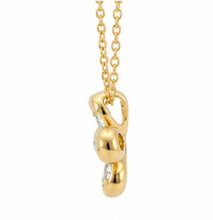 Load image into Gallery viewer, 14K Yellow Gold 0.41 ctw Rounded Cloved Diamond Necklace
