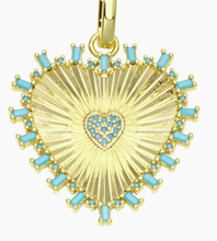 Load image into Gallery viewer, Fluted Heart Charm
