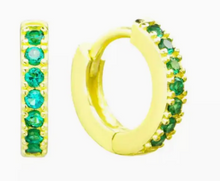 Load image into Gallery viewer, Tiny Everyday Diamond Huggies
