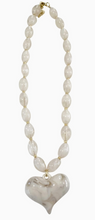 Load image into Gallery viewer, Roxie Beaded Necklace With Heart Charm
