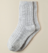 Load image into Gallery viewer, Marshmallow Crew Socks
