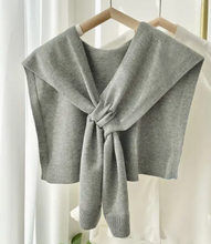 Load image into Gallery viewer, Knitted Knotted Shawl
