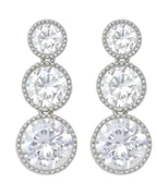 Load image into Gallery viewer, Big Crystal Graduate Round Stud Earrings
