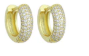 Load image into Gallery viewer, Clear CZ Hoop Earrings
