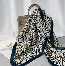 Load image into Gallery viewer, Velvet Rose Print Scarf
