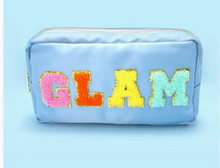 Load image into Gallery viewer, Classic Glam Small Travel Cosmetic Makeup Pouch
