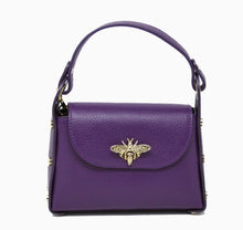 Load image into Gallery viewer, Italian Leather Bee Mini Bag
