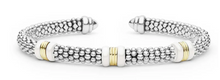 Load image into Gallery viewer, S/S 18K Sig Caviar 3 Stone 5mm Versa Torque
