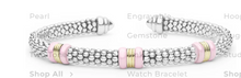 Load image into Gallery viewer, S/S 18K Sig Caviar 3 Stone 5mm Versa Torque
