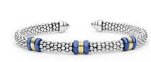 Load image into Gallery viewer, S/S 18K Sig Caviar 3 Stone 5mm Versa Torque
