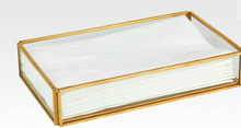 Load image into Gallery viewer, Brass Cocktail Napkin Tray
