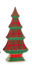 Load image into Gallery viewer, Plaid Tabletop Trees
