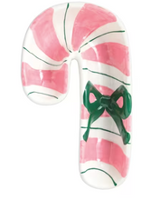 Load image into Gallery viewer, Candy Cane Bow Tidbit
