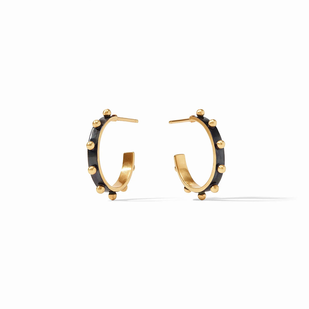 Soho Mixed Metal Hoop Earrings