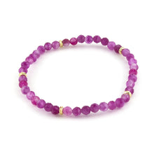 Load image into Gallery viewer, 14k Gold Filled Gemstone Bracelet 4mm

