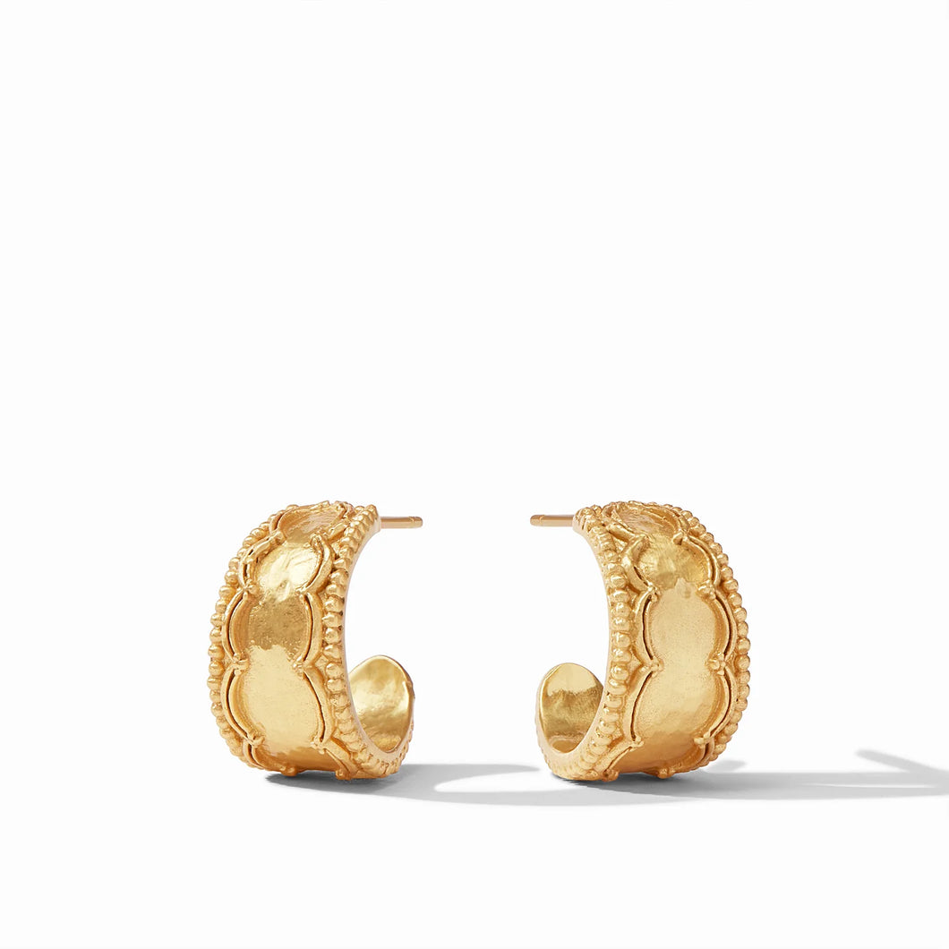 Trieste Medium Gold Hoop