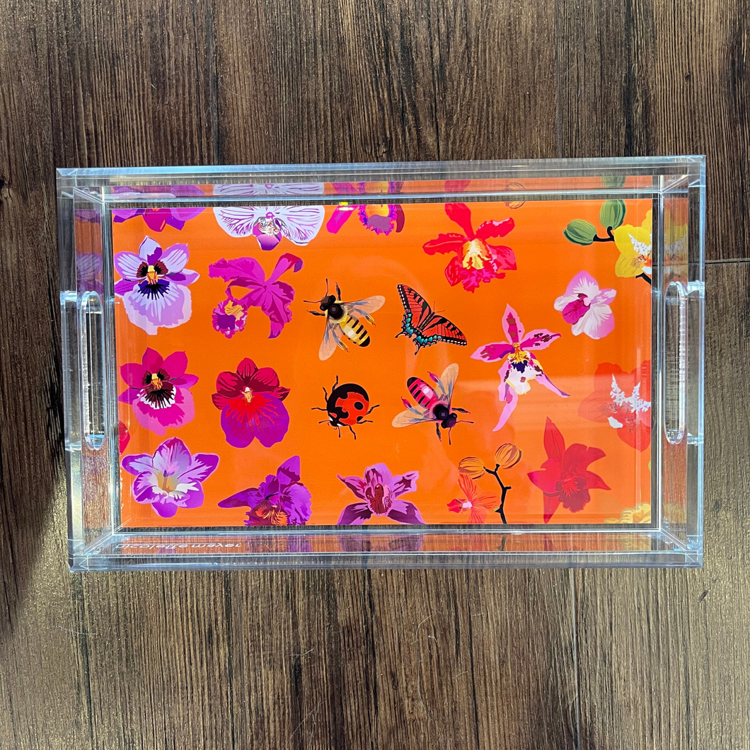 Precise Orchid Fortune 12.25x7.75 Vanity Tray
