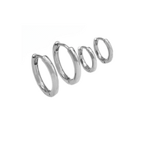 Load image into Gallery viewer, Large Circle Huggie Hoop
