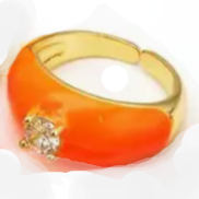Load image into Gallery viewer, Enamel Round Diamond Adjustable Ring
