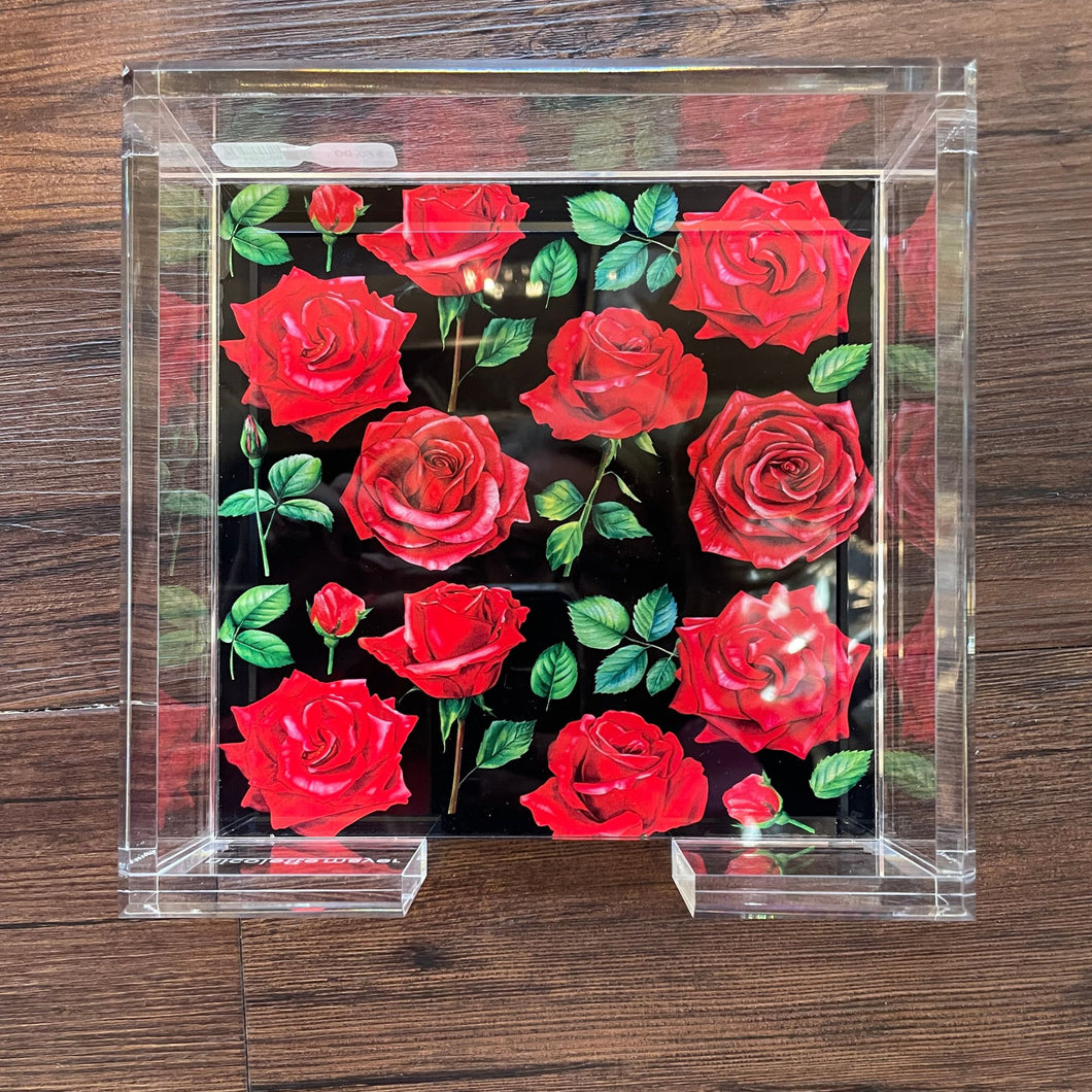 Roses 6x6 Cocktail Tray