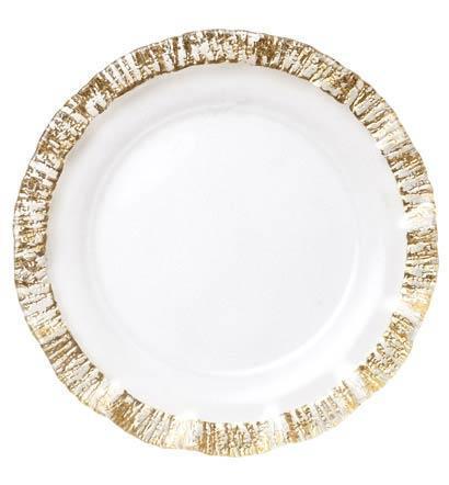 Cole & Co Ruffle Glass Charger