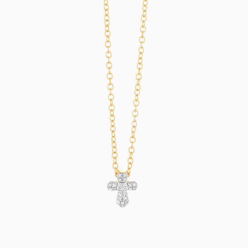 Cross Connect Pendant Necklace