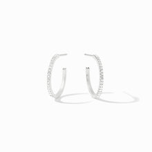 Load image into Gallery viewer, Silver Windsor Hoop
