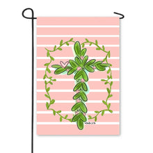 Load image into Gallery viewer, Pretty Pink Cross Garden Flag

