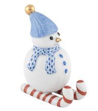 Load image into Gallery viewer, Sapphire Herend Skiing Snowman
