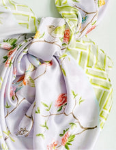 Load image into Gallery viewer, Lavender Chinoiserie Scarf
