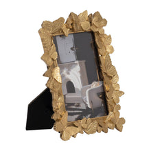 Load image into Gallery viewer, Photo Frame - Gold Resin Butterflies Border,  4x6 in.
