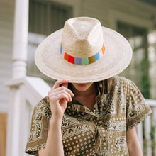 Load image into Gallery viewer, Confetti Stripe Palm Hat
